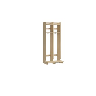 Flexi 28 garderobe vegghengt m/sittebenk
