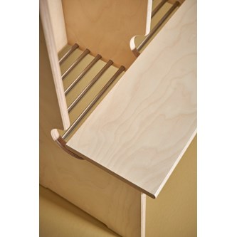 Flexi 28 garderobe gulvmodell m/sittebenk