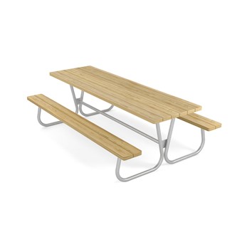 Rørvik piknikbord furu 233x70xh72 cm