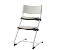 Barnestol Flex hvit/hvit