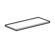 Fixa hylle 3 dybde 57 cm