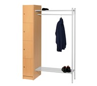 Personalgarderobe hvit