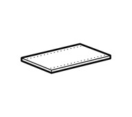 Fixa hylle 2 dybde 35 cm