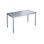Bord 12:38 FSC akustikk laminat 140x70 cm sølv