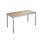 Bord 12:38 FSC akustikk laminat 140x70 cm sølv