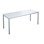 Bord 12:38 FSC akustikk laminat 180x70 cm sølv