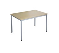 Bord 12:38 FSC akustikk laminat 120x80 cm sølv