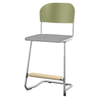 Stol Matte FSC 57/63 cm SS sølv