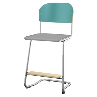 Stol Matte FSC 57/63 cm SS sølv