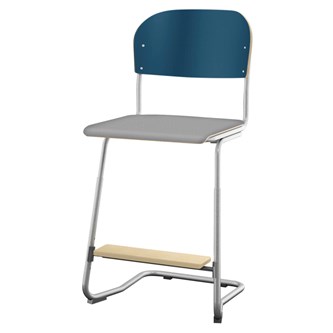 Stol Matte FSC 57/63 cm SS sølv