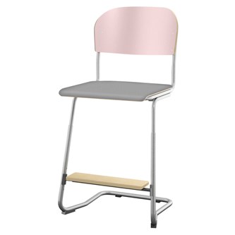 Stol Matte FSC 57/63 cm SS sølv