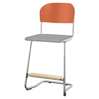 Stol Matte FSC 57/63 cm SS sølv