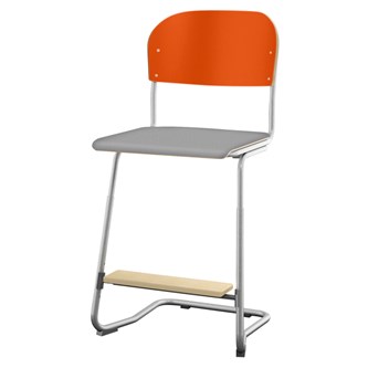 Stol Matte FSC 57/63 cm SS sølv