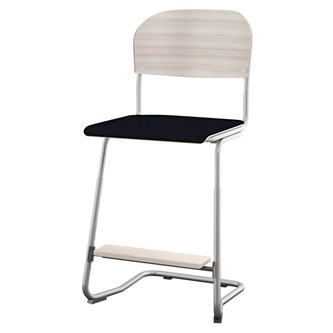 Stol Matte FSC 57/63 cm SS Sølv