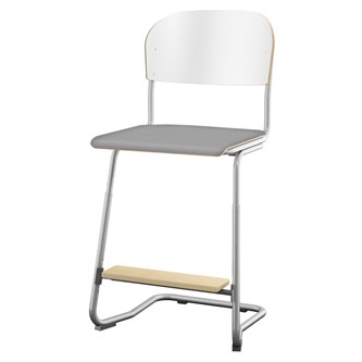 Stol Matte FSC 57/63 cm SS sølv