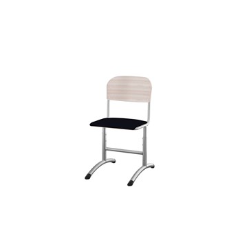 Stol Matte FSC 38/51 cm SS sølv