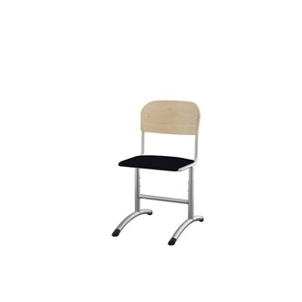 Stol Matte FSC 38/51 cm SS sølv