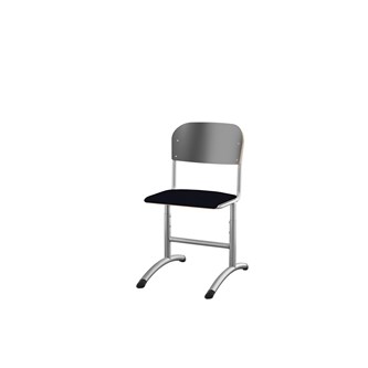 Stol Matte FSC 38/51 cm SS sølv