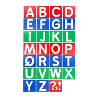 Sjablonger bokstaver A-Z