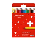 Fargeblyanter Caran d'Ache Swisscolor 18 stk