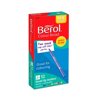 Tusjer Berol Colour Broad 12 stk