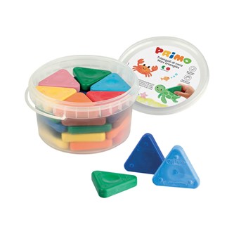 Voksfargestifter trekant 30 stk