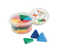 Voksfargestifter trekant 30 stk