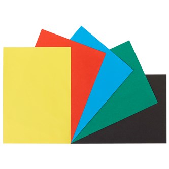 Farget papir A4 120 g 5 farger