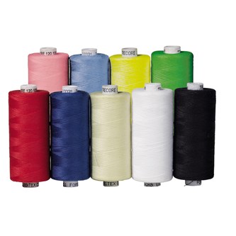 Sytråd polyester 10000 m 5 farger
