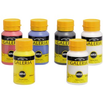 Akrylmaling Galeria 6x500ml