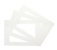 Papprammer A4 hvite