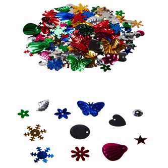 Paljetter PET 200 g