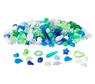 Plastperler blå/grønn