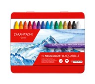 Akvarellfargestifter Caran d´Ache NEOCOLOR II 15 stk