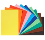 Farget papir A2 120 g 10 farger