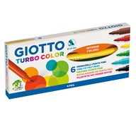 Tusjer Giotto Turbo 6 stk