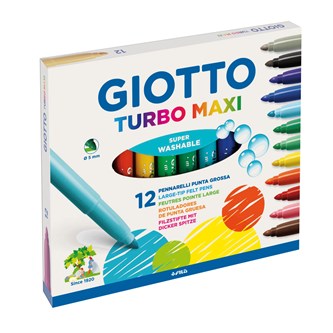 Tusjer Giotto Turbo Maxi 12 stk