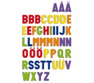 Magnetbokstaver 48 stk