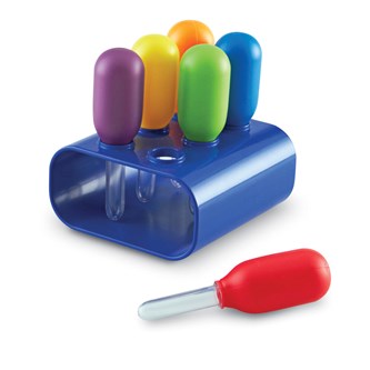 Jumbo pipetter i stativ