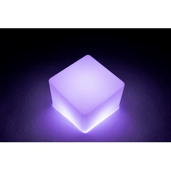 Sensorisk lysende kube
