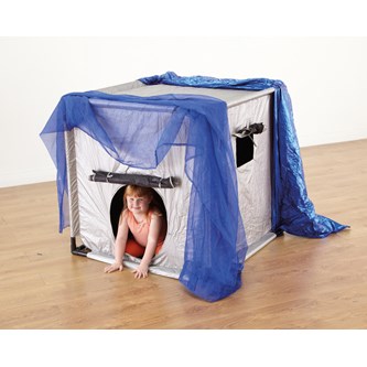 Mørketelt med vindu