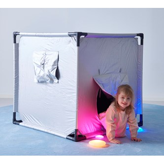 Mørketelt med vindu