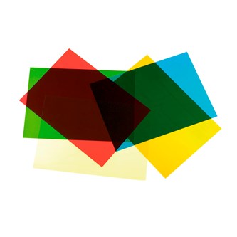 Fargede ark A4 transparente