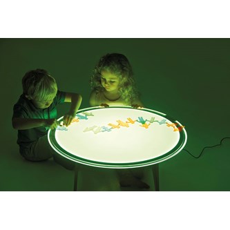 Lysbord skiftende farger Ø70 cm