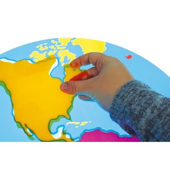 Verdenskart til lysbord