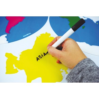 Verdenskart til lysbord