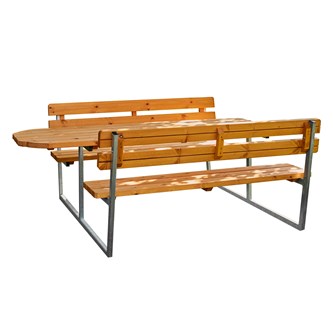 Piknikbord Senior m/rygg