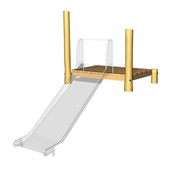 Plattform til bred sklie 1000 mm