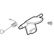 Winther Viking reservedel brems med låsefjær.