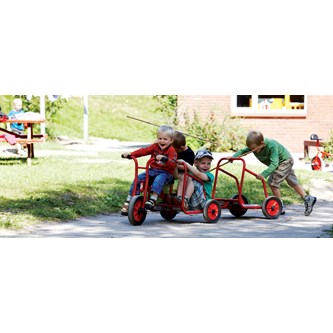 Winter Viking sykkelhenger med ståplate